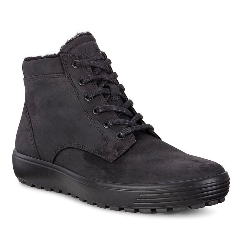 Botas Ecco Soft 7 Tred Para Hombre,Negras,680371-CDX